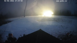 Sjezdovka, panorama východ