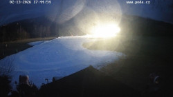 Sjezdovka, panorama východ