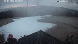 Sjezdovka, panorama východ