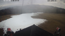 Sjezdovka, panorama východ