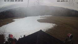 Sjezdovka, panorama východ