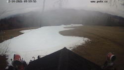 Sjezdovka, panorama východ