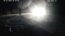 Sjezdovka, panorama východ