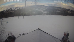 Sjezdovka, panorama východ