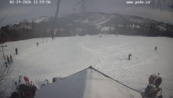 Sjezdovka, panorama východ