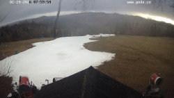 Sjezdovka, panorama východ