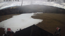 Sjezdovka, panorama východ