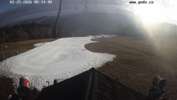 Sjezdovka, panorama východ