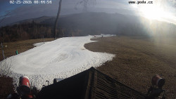 Sjezdovka, panorama východ