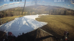 Sjezdovka, panorama východ