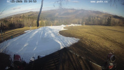 Sjezdovka, panorama východ