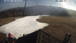 Sjezdovka, panorama východ