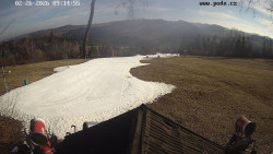 Sjezdovka, panorama východ