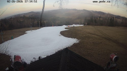 Sjezdovka, panorama východ