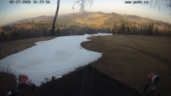 Sjezdovka, panorama východ