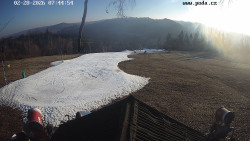 Sjezdovka, panorama východ