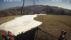 Sjezdovka, panorama východ