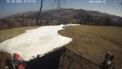 Sjezdovka, panorama východ