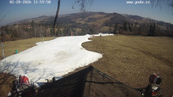 Sjezdovka, panorama východ