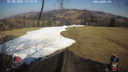 Sjezdovka, panorama východ