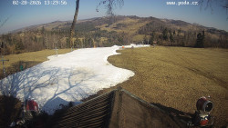 Sjezdovka, panorama východ