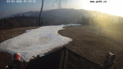 Sjezdovka, panorama východ