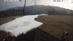 Sjezdovka, panorama východ