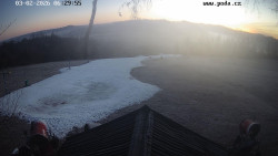 Sjezdovka, panorama východ