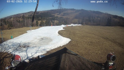 Sjezdovka, panorama východ