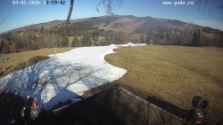 Sjezdovka, panorama východ