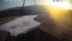 Sjezdovka, panorama východ