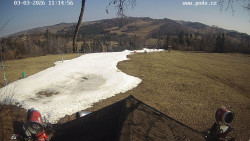 Sjezdovka, panorama východ