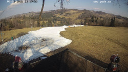 Sjezdovka, panorama východ