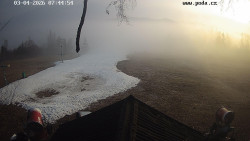 Sjezdovka, panorama východ