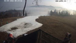 Sjezdovka, panorama východ