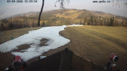 Sjezdovka, panorama východ