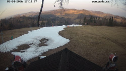 Sjezdovka, panorama východ