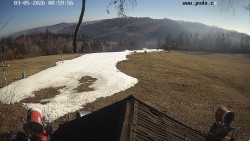 Sjezdovka, panorama východ