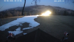 Sjezdovka, panorama východ