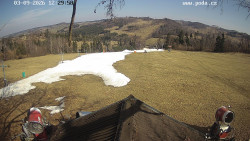 Sjezdovka, panorama východ