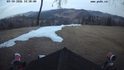 Sjezdovka, panorama východ