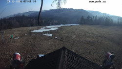 Sjezdovka, panorama východ