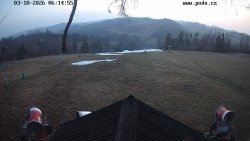 Sjezdovka, panorama východ