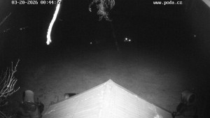 Skiareál Hodonín u Kunštátu - Sjezdovka, panorama východ - 20.3.2026 v 00:45