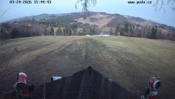 Sjezdovka, panorama východ