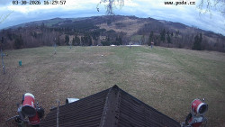 Sjezdovka, panorama východ