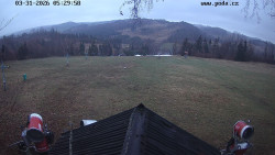 Sjezdovka, panorama východ