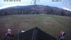 Sjezdovka, panorama východ