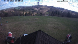 Sjezdovka, panorama východ