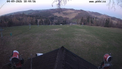 Sjezdovka, panorama východ